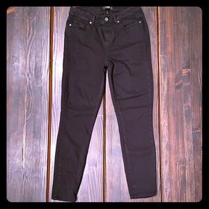 Women’s Paige Transcend Black Verdigo Crop Jeans
